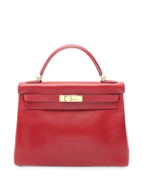 Hermès Pre-Owned 2002 32 Kelly tote bag Red 1080971FINSQUARE