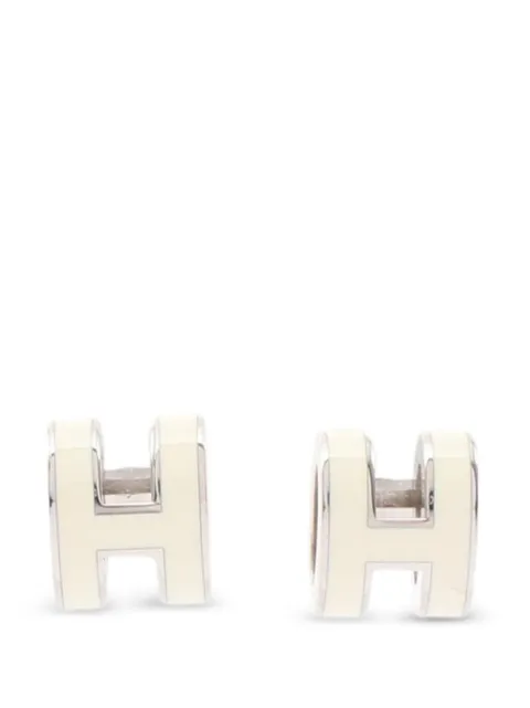 Hermès Pre-Owned 2010s Mini Pop H earrings Silver 1080870