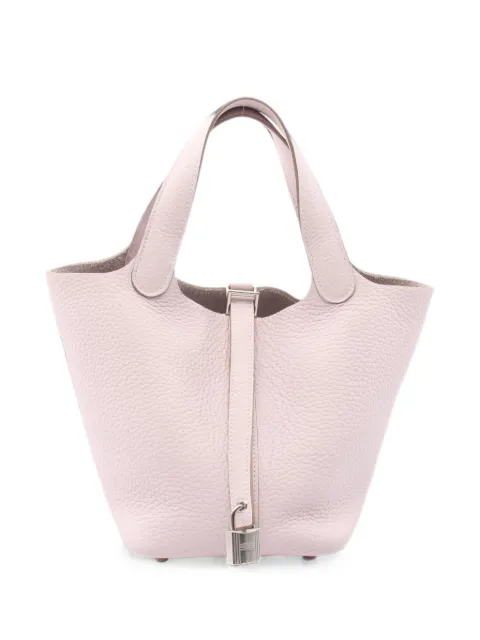 Hermès Pre-Owned 2024 Picotin Lock PM handbag Pink 1072672W