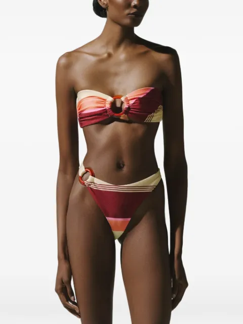 Baobab Zur ring-detail bikini bottoms Red 6071668