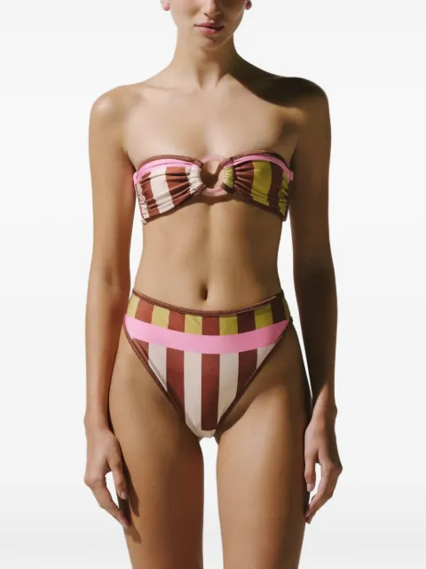 Baobab Nala ring-detail bikini top Brown 6041668