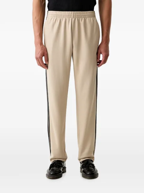 adidas logo-embroidered side-stripe track pants Neutrals KE6683