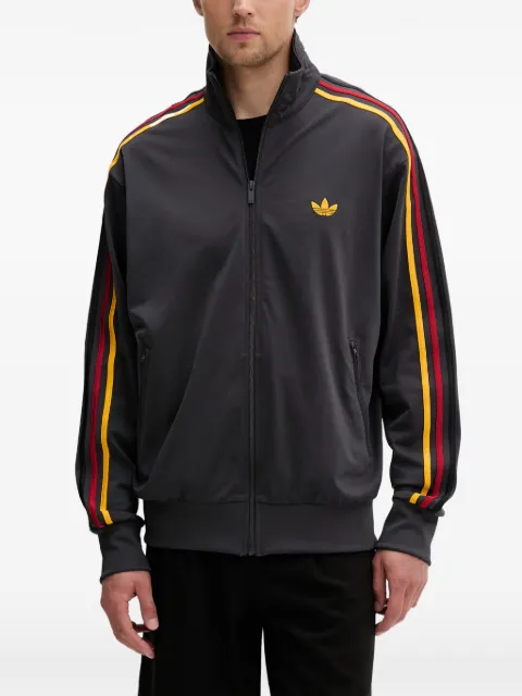adidas Firebird side-stripe zip-up track jacket Black KD3842