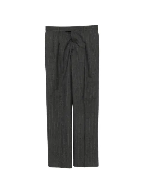 Lardini pinstripe pleated-design trousers Grey ACBRESTACIF67431