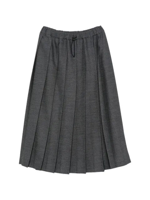 Fabiana Filippi pleated drawstring-waistband midi skirt Grey GND216F345D9850000