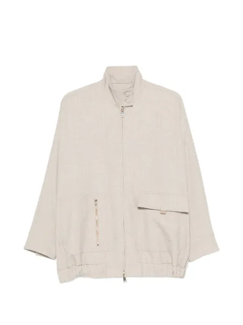 Fabiana Filippi high-neck jacket Neutrals CTD216F202M2670000