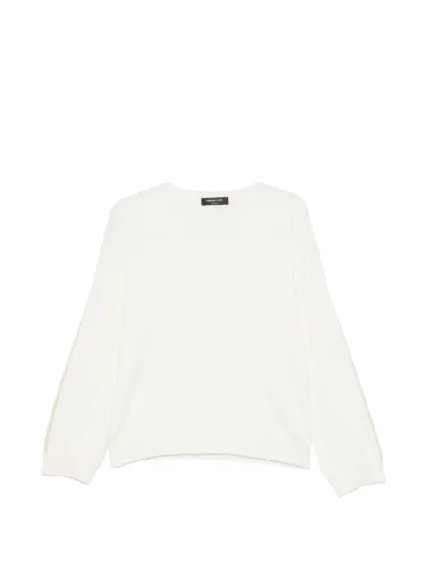 Fabiana Filippi V-neck sweater White MAD216F383M2810000