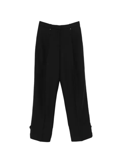Stine Goya pressed-crease buttoned-cuff trousers Black SGPF26P142