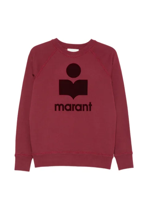 MARANT ÉTOILE Milly logo-print sweatshirt Red SW0160FAA1M07E