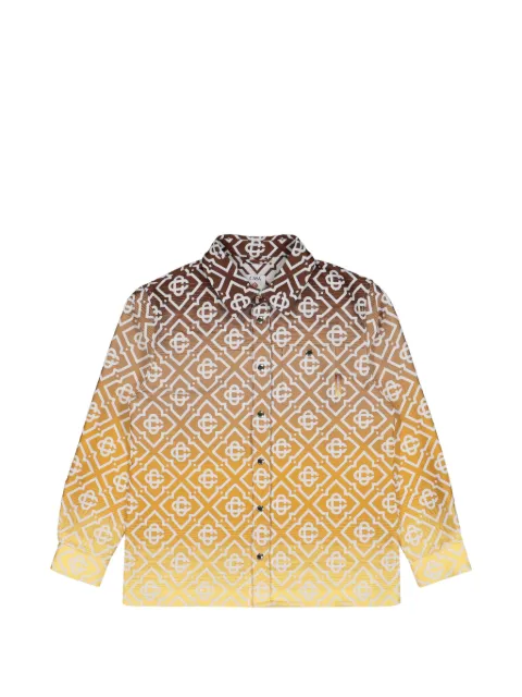 Casablanca monogram bouclé jacket Brown MPF26JK44901