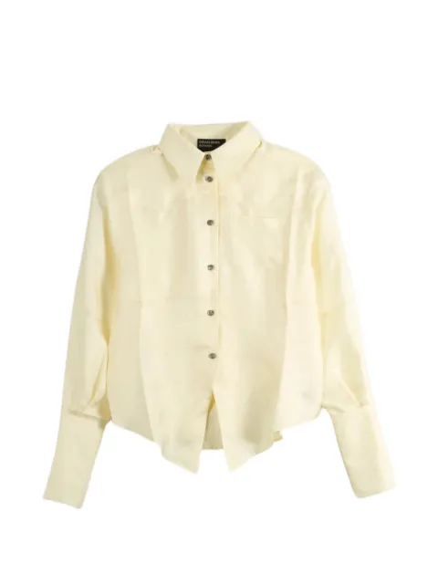 Enfants Riches Déprimés western-style silk shirt Neutrals 110639