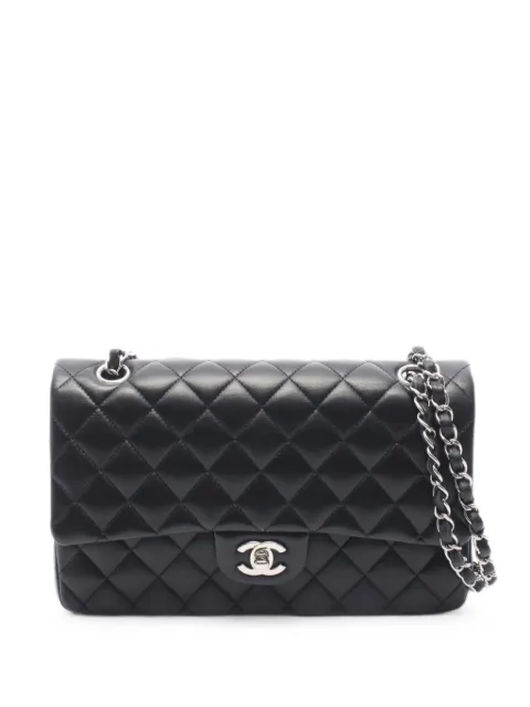 CHANEL Pre-Owned matelassé double flap shoulder bag Black 1081589KALAU3T2