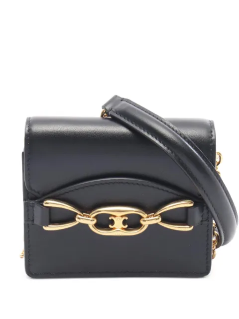 Celine Pre-Owned 2010s Maillon Triomphe chain wallet Black 1080895