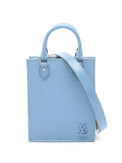 Louis Vuitton Pre-Owned Petit Sac Plat Epi leather tote bag Blue 1080704CA4270
