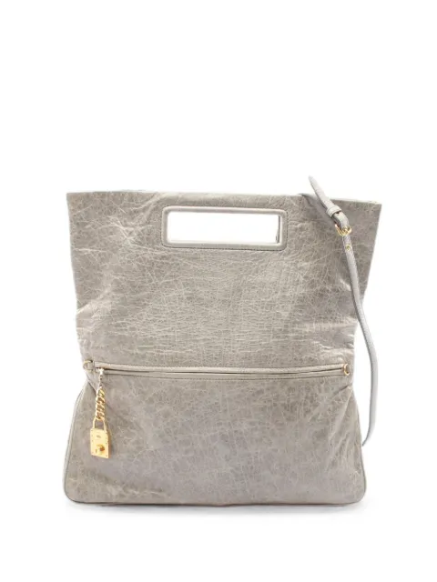Miu Miu Pre-Owned 2000s Nappa Charm handbag Grey 1079931
