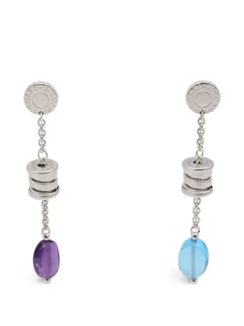Bvlgari Pre-Owned 2010s B-zero1 topaz earrings Silver 1078288