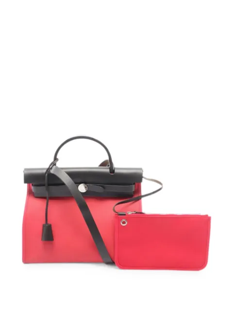 Hermès Pre-Owned 2017 PM Herbag Zip handbag Pink 1080995A