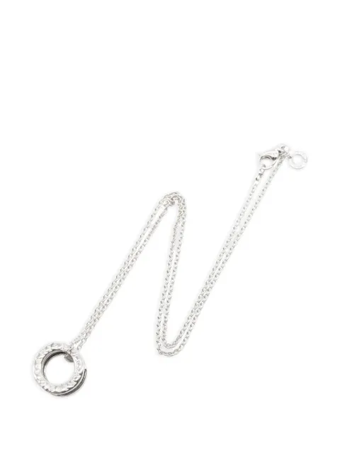 Bvlgari Pre-Owned 2010s B-zero1 engraved-logo necklace Silver 1079344