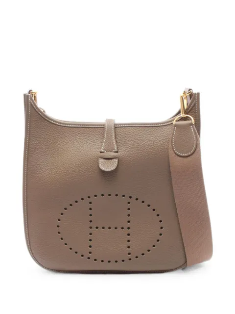 Hermès Pre-Owned 2022 Evelyn 3 Troyes PM shoulder bag Neutrals 1081586U
