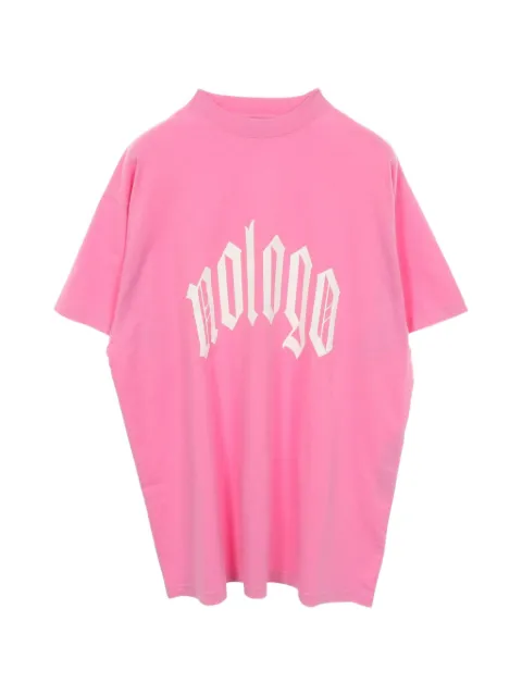 Balenciaga Pre-Owned 2010s logo-print T-shirt Pink 1078747