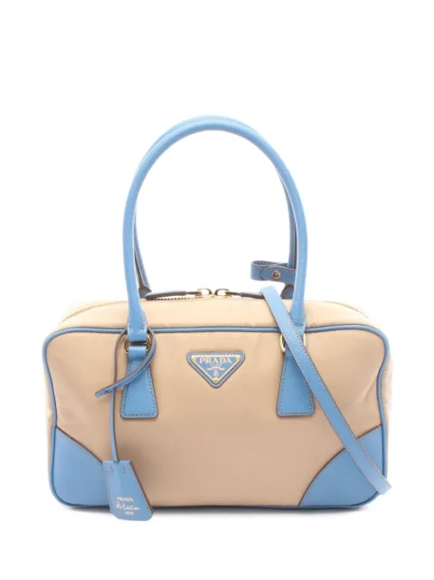 Prada Pre-Owned 2010s Re-Edition 1978 Saffiano leather tote bag Neutrals 1080997