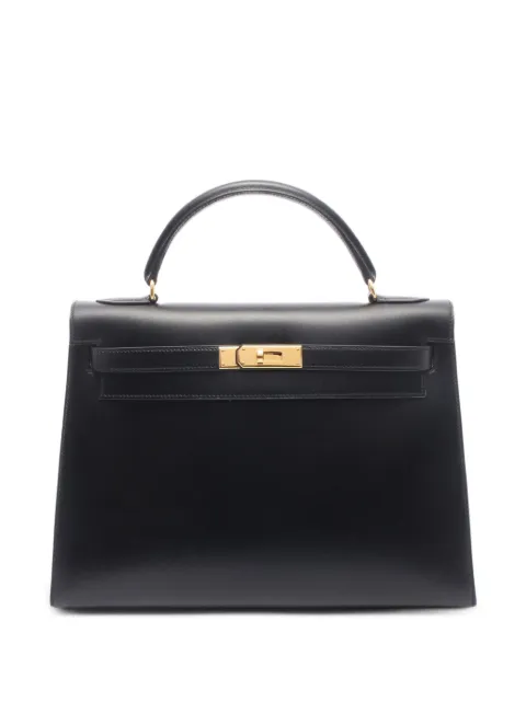Hermès Pre-Owned 1998 Kelly 32 handbag Black 1081599BINSQUARE