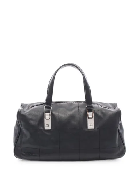 CHANEL Pre-Owned 2002-2003 Chocolate Bar tote bag Black 10813387646045