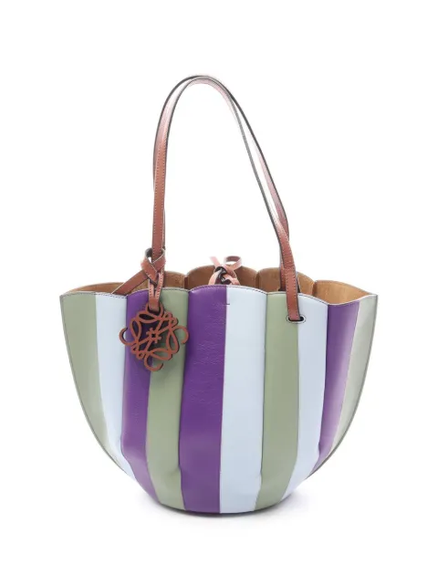Loewe Pre-Owned 2010s small Shell bucket bag Purple 1080728