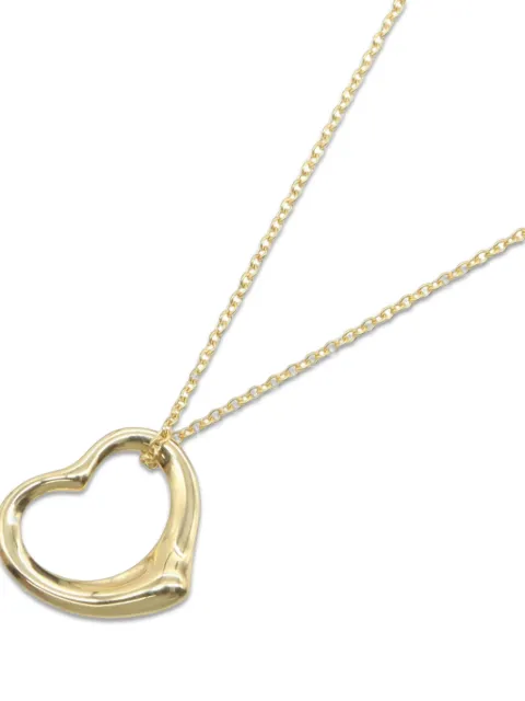 Tiffany & Co Eyewear 2010s x Elsa Peretti Open Heart necklace Gold 1081027