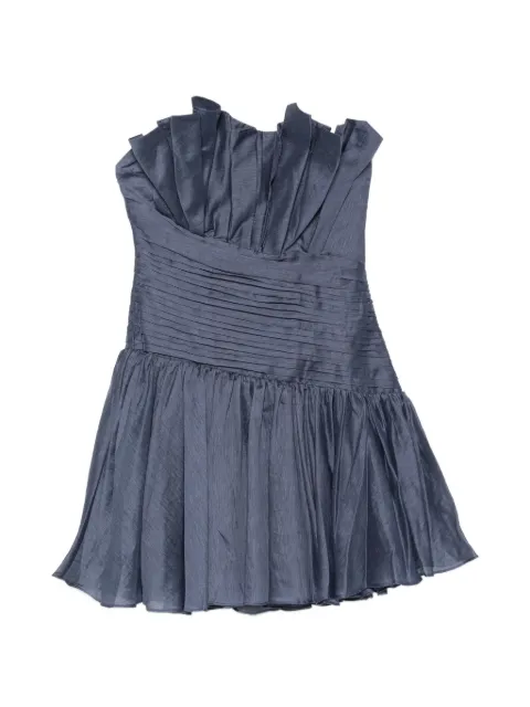 Aje Elva ruched mini dress Blue 26SS5891