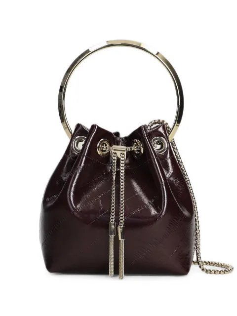 Jimmy Choo Bon Bon ring-handle bucket bag Purple J000184557