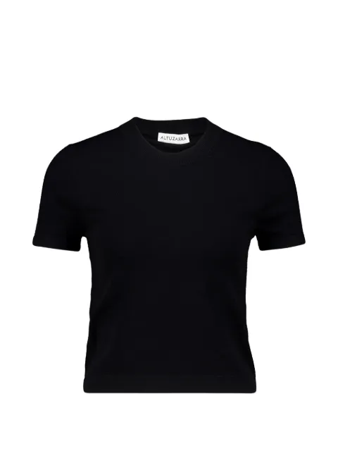 Altuzarra Manny short-sleeve sweater Black F1268835KYS073