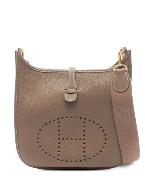 Hermès Pre-Owned 2023 Clemence Evelyne III PM crossbody bag Brown 4SL0HUSWBW5KCE8R