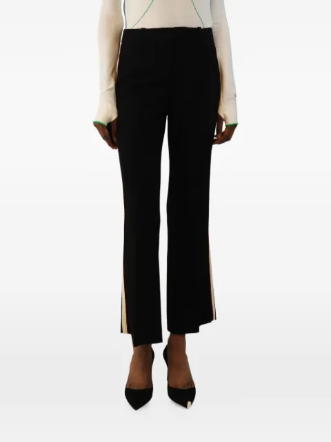Gucci Pre-Owned side-stripe straight-leg trousers Black BLACKSIDESTRIPETROUSERS