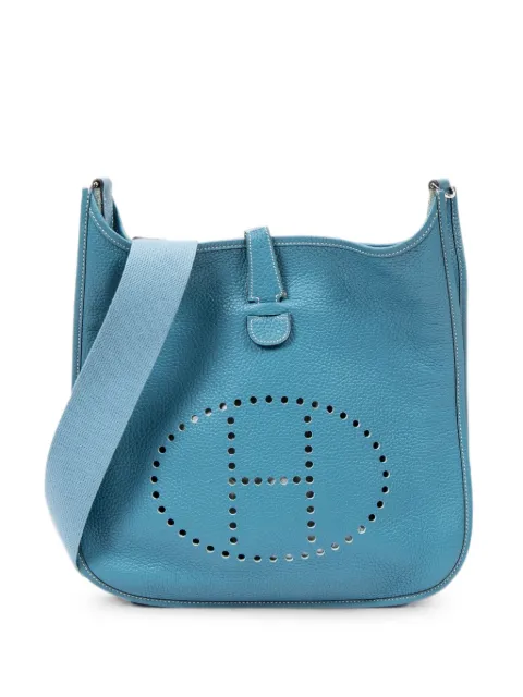 Hermès Pre-Owned Evelyne II shoulder bag Blue STAMP