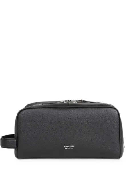 TOM FORD grained leather wash bag Black Y0422LCL615S