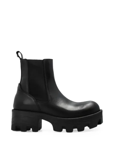 Diesel D-Hammer platform Chelsea boots Black Y03958P7727