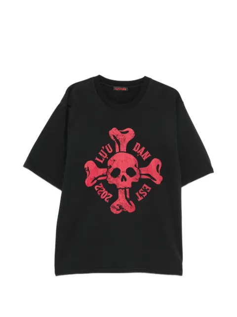 LỰU ĐẠN skull-print T-shirt Black MT001JLHJ900