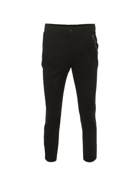 KKoncept gabardine straight-leg trousers Black 1343964