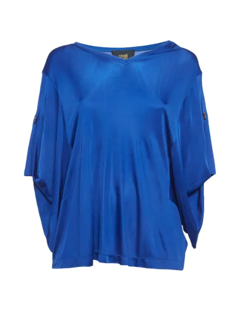 Roberto Cavalli Vintage dolman-sleeve blouse Blue 1303316