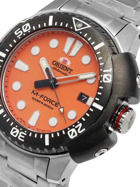 Orient M-Force 45mm watch Orange 1349727