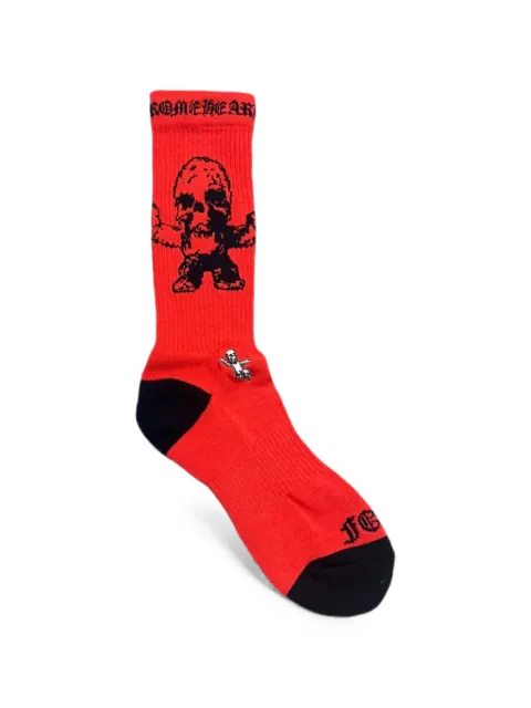 Chrome Hearts Foti Harris Teeter socks Red CHRM1384