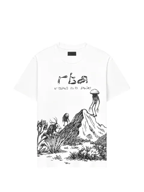RTA Colin graphic-print T-shirt White MCHPK911T1322WTCSC