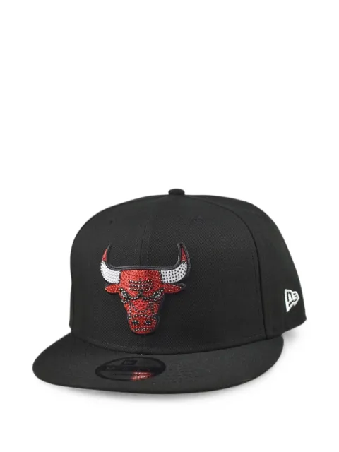 NEW ERA CAP 9FIFTY Chicago Bulls rhinestone-detail baseball cap Black 60861588