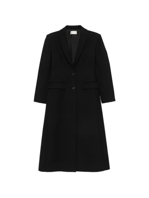 The Row Aisling single-breasted coat Black 11003W3634
