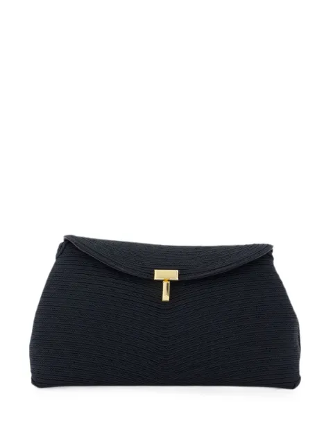 TOTEME T-Lock clutch bag Black 263WAL944FB0729001
