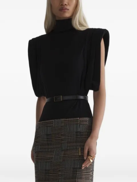 Mugler jersey frame top Black 26F1TO08741038