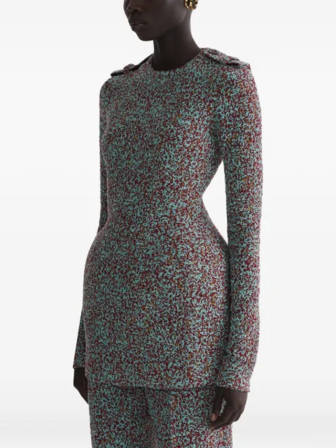 Mugler hourglass mini dress Blue 26F1RO18791046