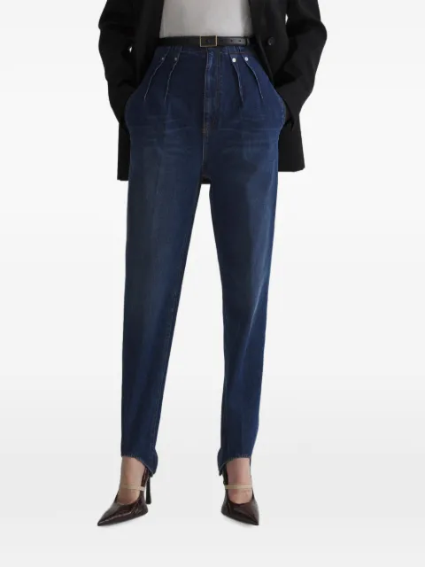 Mugler high waist denim pants Blue 26F6PA05342037