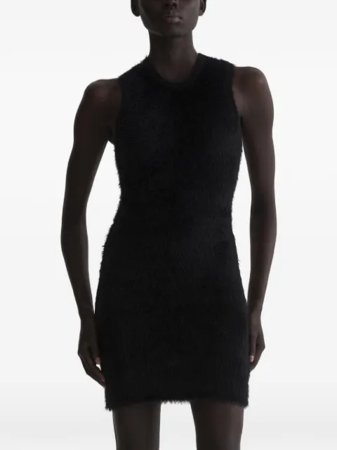 Mugler brushed-knit dress Black 26F2RO18761145